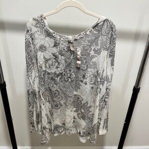 Moonlight Bloom Beaded Hooded Knit